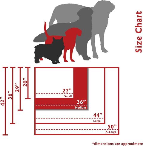 سرير كلب أروبا مستطيل كبير للاستخدام الداخلي والخارجي مع غطاء قابل للإزالة والغسل من Majestic Pet Products in Kuwait