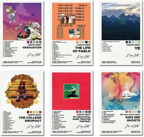A Set of 6 canvas posters,Drake Poster Views Poster Certified Lover Boy Poster Nothing Was The Same Poster More Life Poster Take Care Poster 6 Piece Set,8x12IN Canvas Prints Unframed Set of 6 in Saudi Arabia