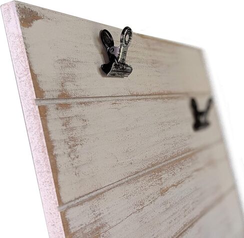 الحد الأدنى | لوحة عرض الصور Shiplap - إطار صورة مع مشابك لـ 3 صور (ثلاثة مقاس 4x6 أو اثنتان مقاس 4x6 مع واحدة مقاس 5x7)، مجموعة صور سهلة التغيير السريع، يمكن تعليقها على الحائط أو الوقوف على سطح الطاولة (أسود ريفي) in Kuwait