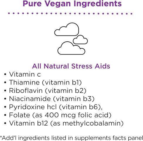 كبسولات نباتية نقية - مضادات أكسدة عالية الفعالية B-Complex 100 كبسولة نباتية 134147 in Kuwait