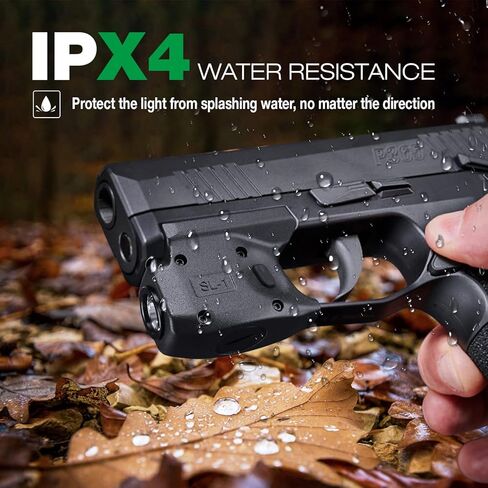 WARRIORLAND Mini Gun Light مصمم خصيصًا: Sig Sauer P365 / P365X / P365 XL Pistol، 150 Lumens Sig P365 Handgun Light، Rail Mount LED التكتيكية مصباح يدوي SL-1 in Kuwait