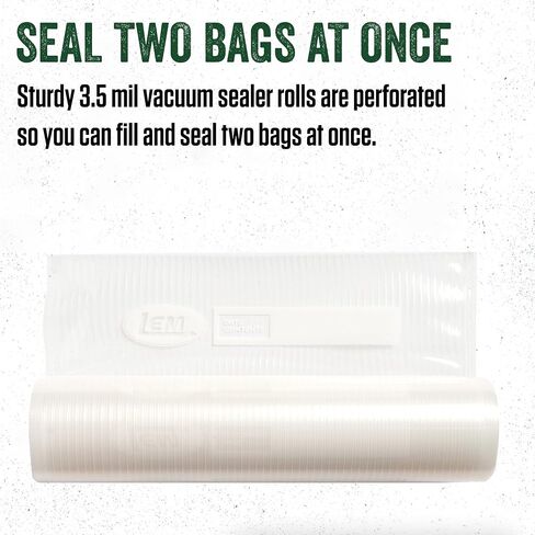 LEM Products MaxVac Portion Bag Material 11" x16' (2-Rolls) in Kuwait