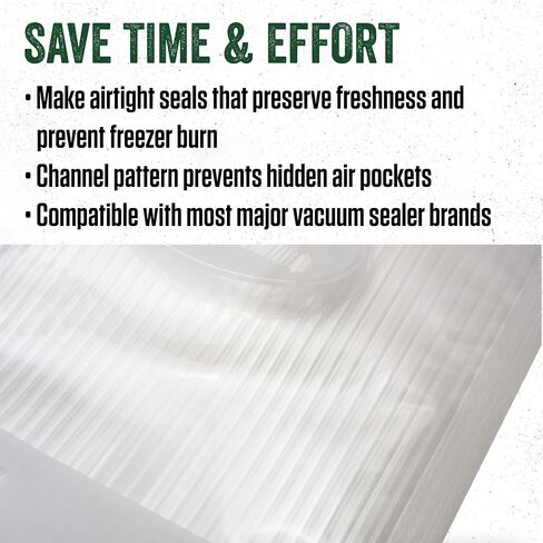 LEM Products MaxVac Portion Bag Material 11" x16' (2-Rolls) in Kuwait