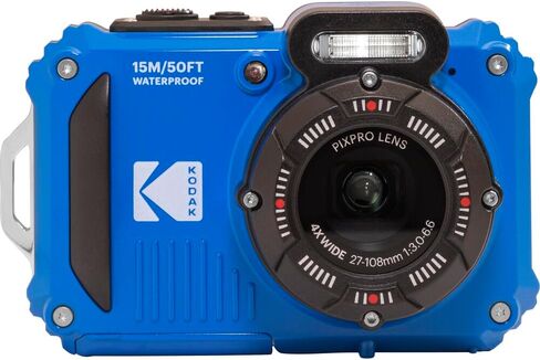 KODAK PIXPRO WPZ2 Waterproof Digital Camera Bundle, Includes: SanDisk 64GB MicroSD Memory Card, Spare Battery and More (6 Items) (Yellow) in Saudi Arabia