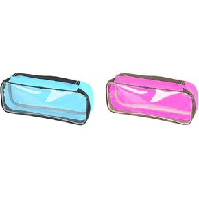 LOSVINA Travel Bag for Lifevac Home Kit Travel Kit First Aid Kit Accessory Pouches - Zippered Bag/Transparent Window - Set of 2 in Saudi Arabia
