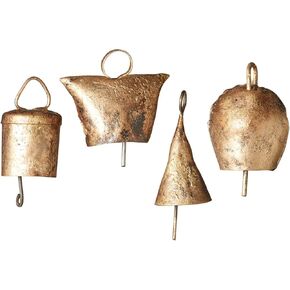 ART & ARTIFACT Noah Bells Set of 20 Hand Made Harmony Bells Temple Bells in Burlap Bag, 1 1/2" in Kuwait