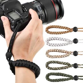 Windyun 6 Pieces Camera Nylon Wrist Lanyard Camera Cell Phone Wrist Strap Colorful Portable Adjustable Phone Bracelet Strap 17.32 Inches Hand Strap for Assorted Cameras Women Men Needs, 6 Colors, As in Kuwait