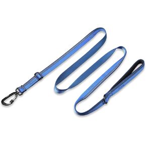 Hyhug Pets 18 Inches Short Leash (2021 and Sturdy Jacquard Weave Nylon Heave Duty Lead for Large Medium Dogs Walking, Jogging,Camping and Training. (18 Inch, Tapenade)