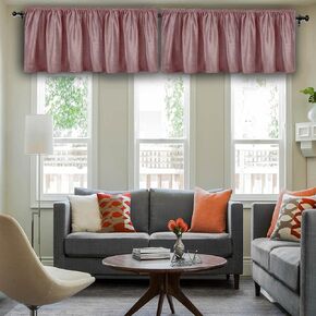 Ladity Velvet Royal Blue Bedroom Valance for Window Rod Pocket Tier Valance Curtain for Kitchen Bathroom Windows Panels 52x18 Inch Long, Set of 2 Pieces in Kuwait