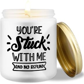 Gifts for Women Best Friends, Birthday Gifts for Her Him Father Mother Girlfriend Wife Coworker Boy Friend, Dad Gifts from Daughter Son, Soy Wax Lavender Scent