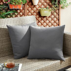 Euro Pillow Inserts 26 x 26 (Pack of 2, White), Down Feather Pillow Stuffer, Premium White Pillows for Bed, Couch, and Cushion