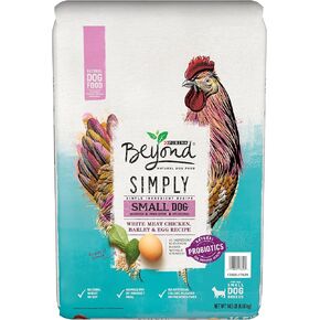 بورينا بيوند ناتشورال، طعام جاف للكلاب عالي البروتين من السلالات الصغيرة، وصفة الدجاج والشعير والبيض - كيس 14.5 رطل in Kuwait