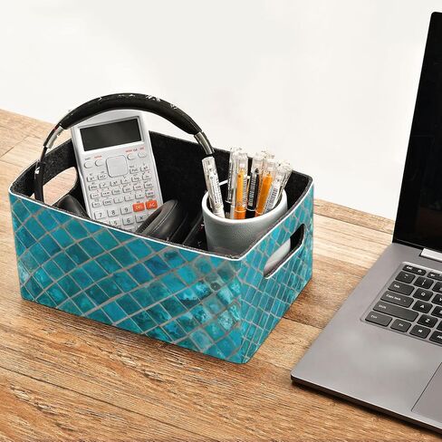 Kcldeci النحل على سلال تخزين أقراص العسل العسل للتنظيم، سلة تخزين قوية سلال تخزين قابلة للطي للأرفف خزانة لعبة الحضانة in Kuwait