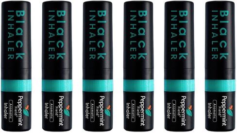 Peppermint Field Black - Powerful Herbal Inhaler - 6 Pack in Saudi Arabia