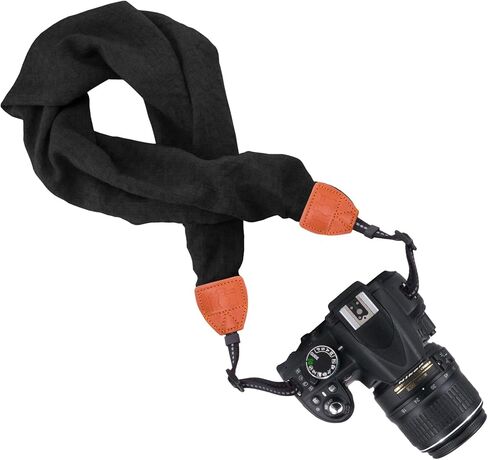 حزام حزام كتف من Wolven ناعم برقبة الكاميرا متوافق مع جميع كاميرات DSLR/SLR/كاميرا رقمية (DC)/كاميرا الفورية، بولارويد إلخ in Kuwait