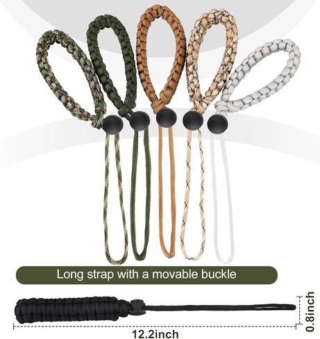 Windyun 6 Pieces 17.32 Inches Camera Nylon Wrist Lanyard Camera Cell Phone Wrist Strap Colorful Portable Adjustable Phone Bracelet Strap Hand Strap for Assorted Cameras Women Men Needs, 6 Colors in Saudi Arabia