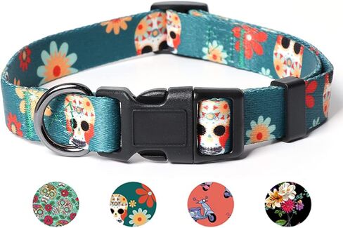 SYEENIFY Dog Collar for Small Dogs, Cute Dog Collars Puppy Collars,Adjustable Soft Fancy Girl Boy Dog Collars,S in Kuwait
