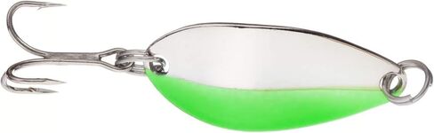 Acme Little Cleo 1/8-Ounce Spoon, Nickel Chartreuse Stripe in Saudi Arabia