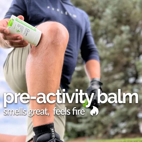 Natural Heated Pain Relief Balm | Feel Fast-Acting Relief for Muscle and Body Pain | Swelling from Bruises or Injury | MX Naturals Activate Heated 2.5 Oz Body Balm in Saudi Arabia