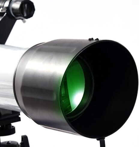 تلسكوب فلكي SKYOPTIKST 500x80 - تلسكوب 80 مم مع حامل ثلاثي القوائم وحقيبة محمولة ومحول الهاتف in Kuwait