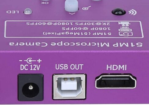 51MP HDMI Microscope Camera Digital Microscope Video Camera Industrial Electronic USB Microscope 120X C Mount Lens with Remote Control in Saudi Arabia
