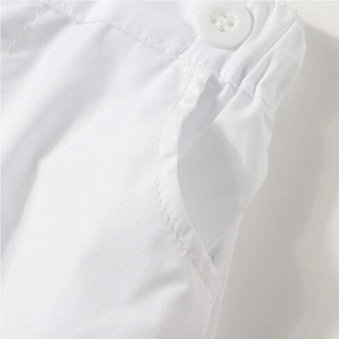 Baby Boys Gentleman Outfits Suits, Infant Long Sleeve Shirt+Bib Pants+Bow Tie Overalls Clothes Set in Saudi Arabia