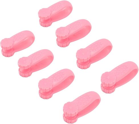 GLOGLOW Hand Acupressure Clip, Hand Pressure Point Clip 8PCS for Headache (Pink) in Saudi Arabia