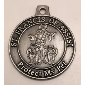 St. Francis Protect My Pet Medal Tags 1" Dia in Kuwait