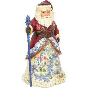 Enesco JS HWC Fig Swiss Santa Figurine, Red