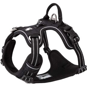 TRUE LOVE Dog Harness No Pull Nylon Reflective Pet Harness Adjustable Comfortable Control Step-in Brilliant Colors Truelove TLH56512