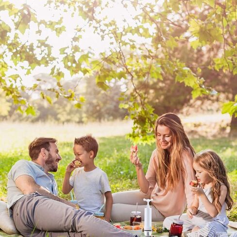 جلاسة ماسون وخرطوم الملحقات من سي اس دي متوافق مع جهاز تفريغ الهواء لحفظ الطعام - مجموعة سدادة تفريغ للفم العادي والعريض - سدادة تفريغ محمولة مع مضخة وفتاحة علب - إكسسوارات للمطبخ in Kuwait