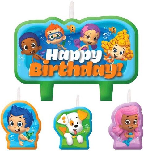 Amscan Bubble Guppies Birthday Candle Set in Kuwait
