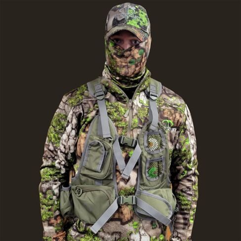 سترة صيد ديك رومي من اكس او بي ميليجريس مع حقيبة ألعاب، جيوب متعددة للمكالمات والضربات in Kuwait