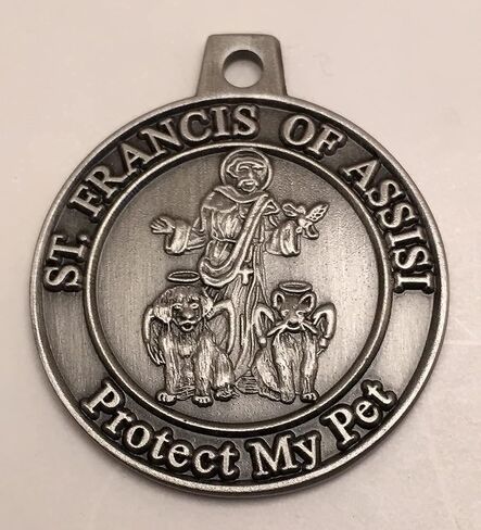 St. Francis Protect My Pet Medal Tags 1" Dia in Kuwait