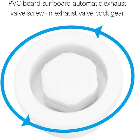 2Pcs PVC Surfboard Vent Hole Plug Paddle Board Vent Hole Surfing Auto Valve Waterproof Accessory in Saudi Arabia