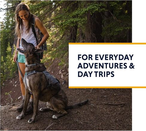Ruffwear، سرج Switchbak للكلاب، حزمة وتسخير هجين للرحلات اليومية والاستخدام اليومي، سماق أحمر، متوسط in Kuwait