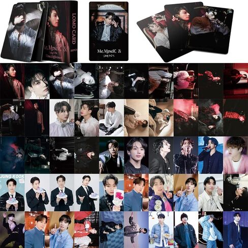 55 قطعة من بطاقات لومو جيون جونغ كوك بانجتان٪ بويز جونغ كوك سولو مجموعة بطاقات صور هدية للاولاد والبنات الجيش in Kuwait