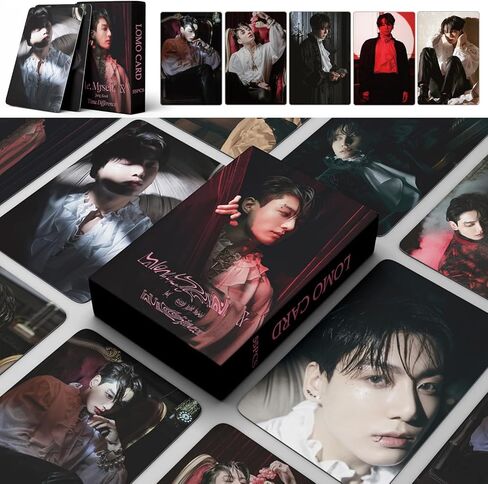 55 قطعة من بطاقات لومو جيون جونغ كوك بانجتان٪ بويز جونغ كوك سولو مجموعة بطاقات صور هدية للاولاد والبنات الجيش in Kuwait