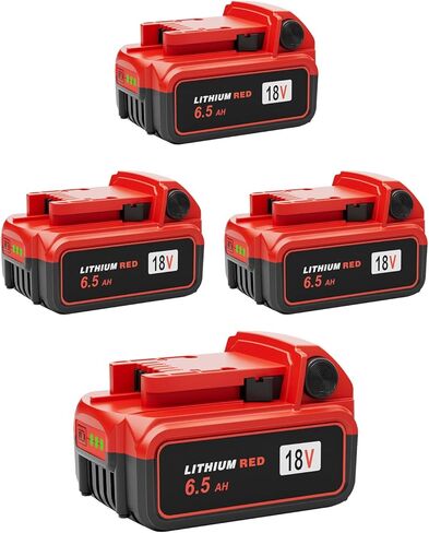 استبدال بطارية Lenoya 4 عبوات 18 فولت 6.5 أمبير لبطارية ميلووكي M-18 in Kuwait