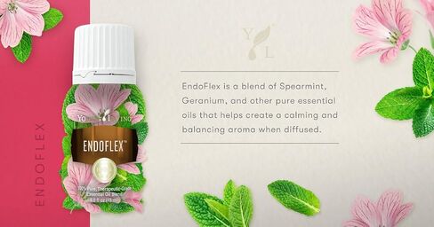 مزيج الزيوت العطرية Vitality EndoFlex 5ml من Young Living - يخلق رائحة مهدئة ومتوازنة - يدعم نمط حياة صحي - نكهة عشبية مع لمسة من النعناع in Saudi Arabia