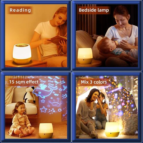 اضواء ليلية على شكل نجوم للاطفال، جهاز عرض النجوم بجهاز تحكم عن بعد، مع مؤقت LED، مصابيح اضاءة ليلية للكوكب تدور 360 درجة لعرض السماء المرصعة بالنجوم والمجرات لغرف نوم الاطفال، افضل الهدايا للاطفال in Saudi Arabia