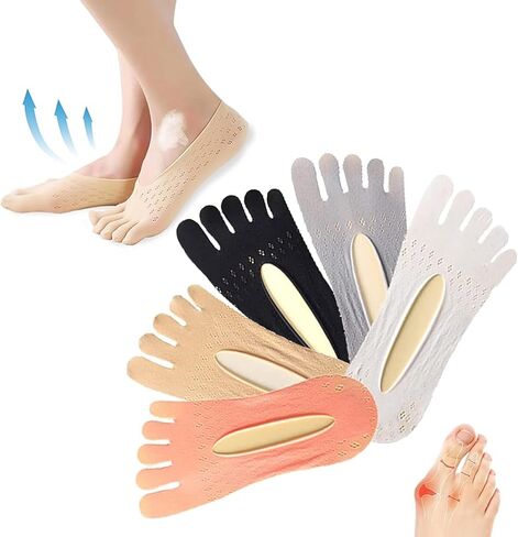 Rsaveld Orthoes Bunion Relief Socks, Sock Align Toe Socks for Bunion, Projoint Antibunions Health Sock, Anti Bunion Socks, Orthotoe Compression Socks Five Finger Socks. (Pairs) in Kuwait
