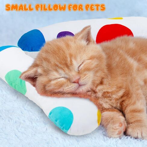 AWOOF Cat Mat, Cat Bed, Cat Blanket for Indoor Cats Activity Catnip Toys Cat Play Mat, Interactive Cat Toys for Indoor Cats, Cute Soft Crinkle Catnip Mat with Removable 3 Pillows & 4 Small Cat Toys in Kuwait