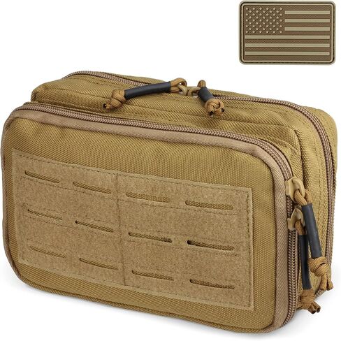 حقيبة WYNEX التكتيكية Molle Gear، حقائب Molle Admin حقيبة أدوات EDC مع خريطة كم مرفق Molle حقيبة أدوات مدمجة مدمجة تتضمن رقعة العلم in Kuwait