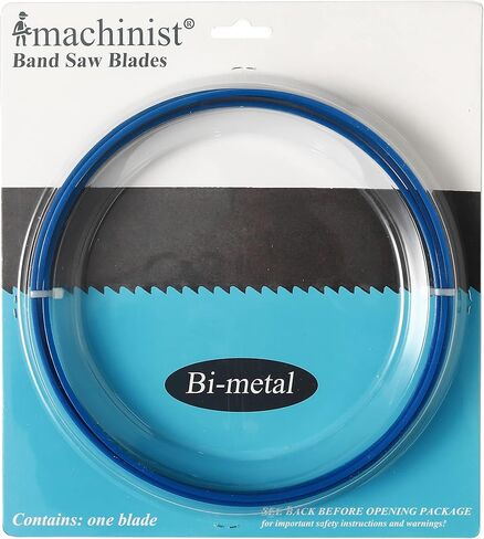 Imachinist S911214 91" X 1/2" X 14tpi Bi-Metal Band Saw Blades M42 for Soft Ferrous Metal in Kuwait