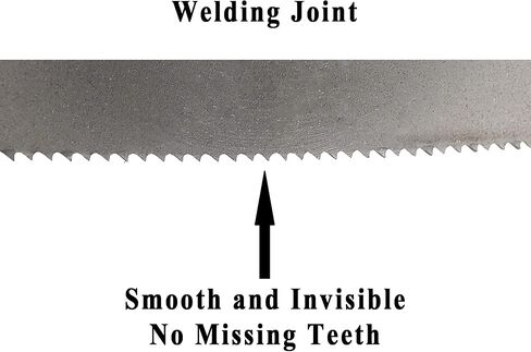 Imachinist S911214 91" X 1/2" X 14tpi Bi-Metal Band Saw Blades M42 for Soft Ferrous Metal in Kuwait