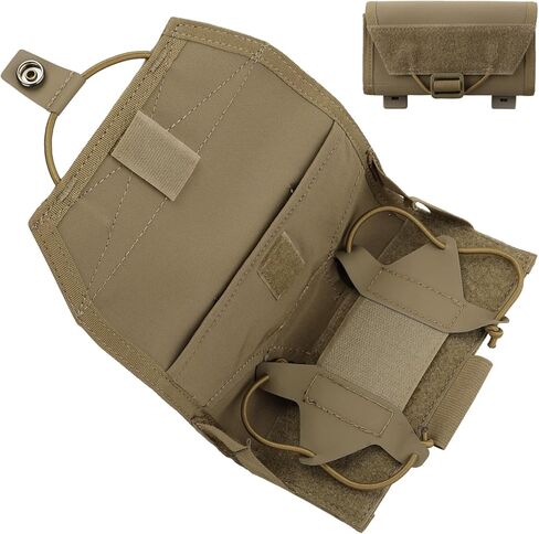 حقيبة هاتف LIVANS Molle، حامل هاتف سترة تكتيكية، حامل هاتف محمول على الصدر، حامل للهاتف الذكي، حامل لحزام السترة، حجم الشاشة العالمي 6 "-6.7" in Kuwait