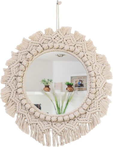 Phuru Boho Deco Macrame Wall Mirror in Saudi Arabia