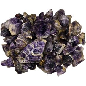 الأحجار الكريمة المنومة الخام الأرجواني العميق أحجار الجمشت من الهند (حوالي 2 رطل) - بلورات طبيعية خام بالجملة للكابينة، والقطع، والجواهري، والتدحرج، والتلميع، وتغليف الأسلاك، واليكا، وشفاء كريستال الريكي in Kuwait