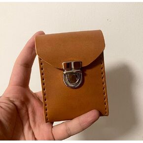 ZICCGA Premium Leather Bag Holstor for Dexcom G6 Receiver, Handmade Leather Case Holder with Belt Clip for Dexcom G7 Mobile Continuous Glucose Monitoring in Kuwait